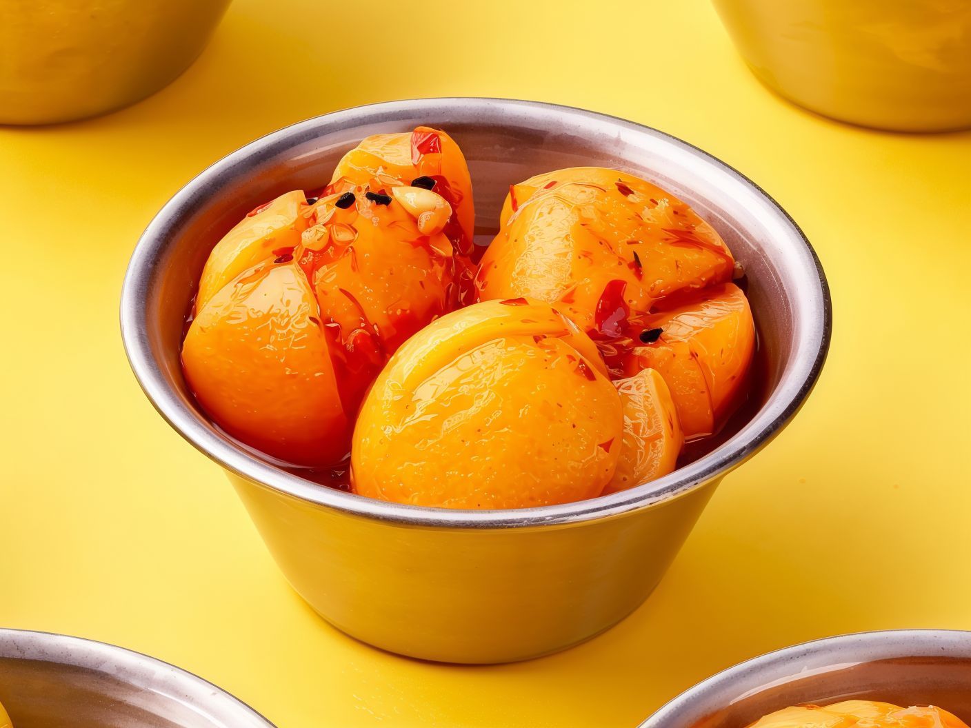 Pickled Lemons with Safflower