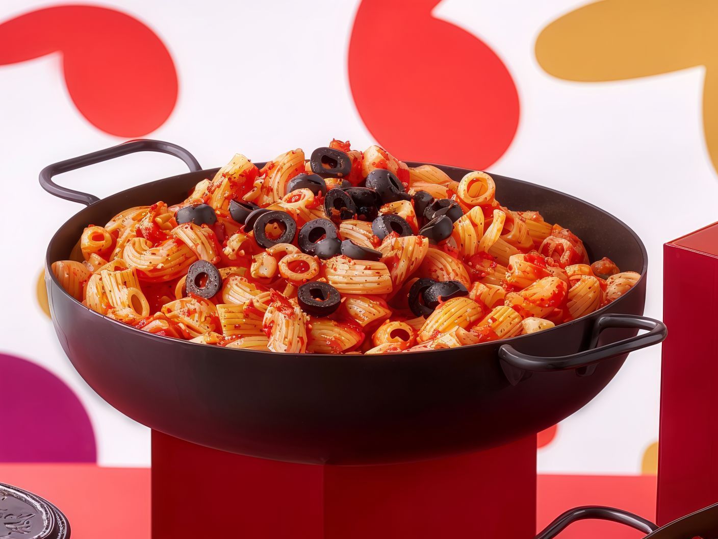 Pasta with olives