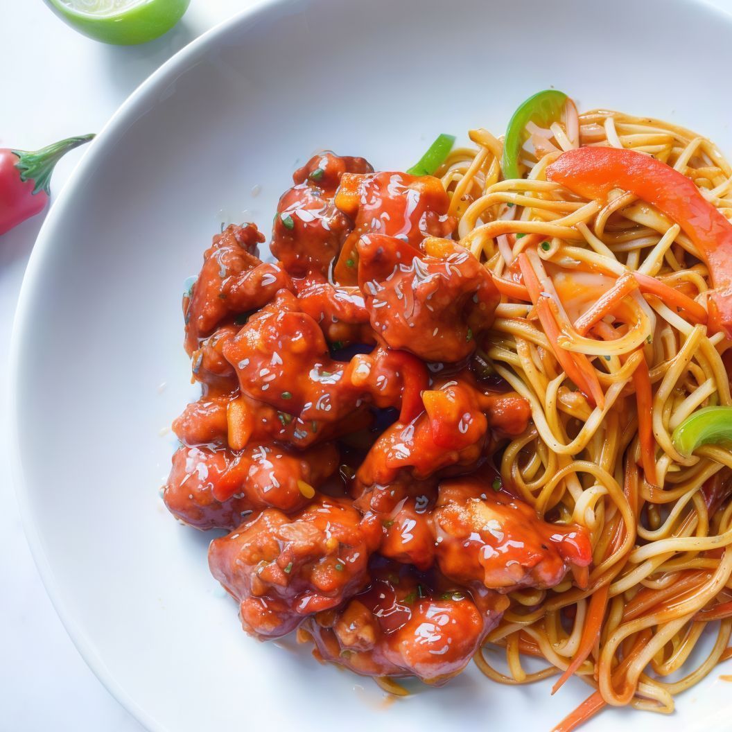 Chicken Chilly Noodles