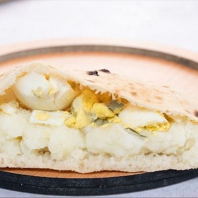 Potato Puree on eggs