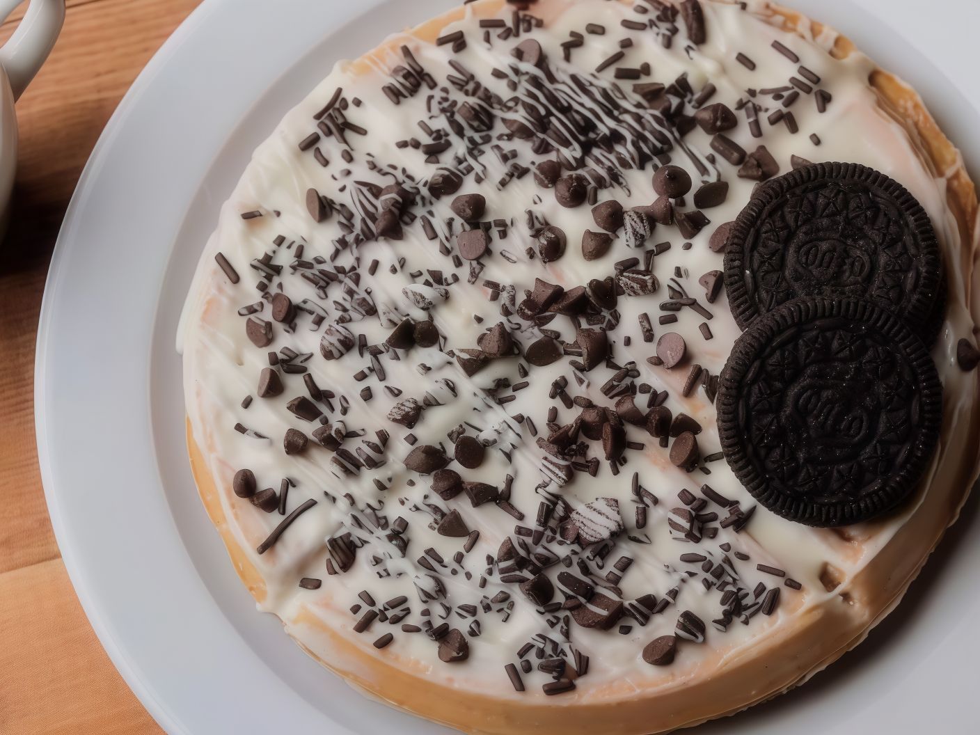 White Oreo Waffle