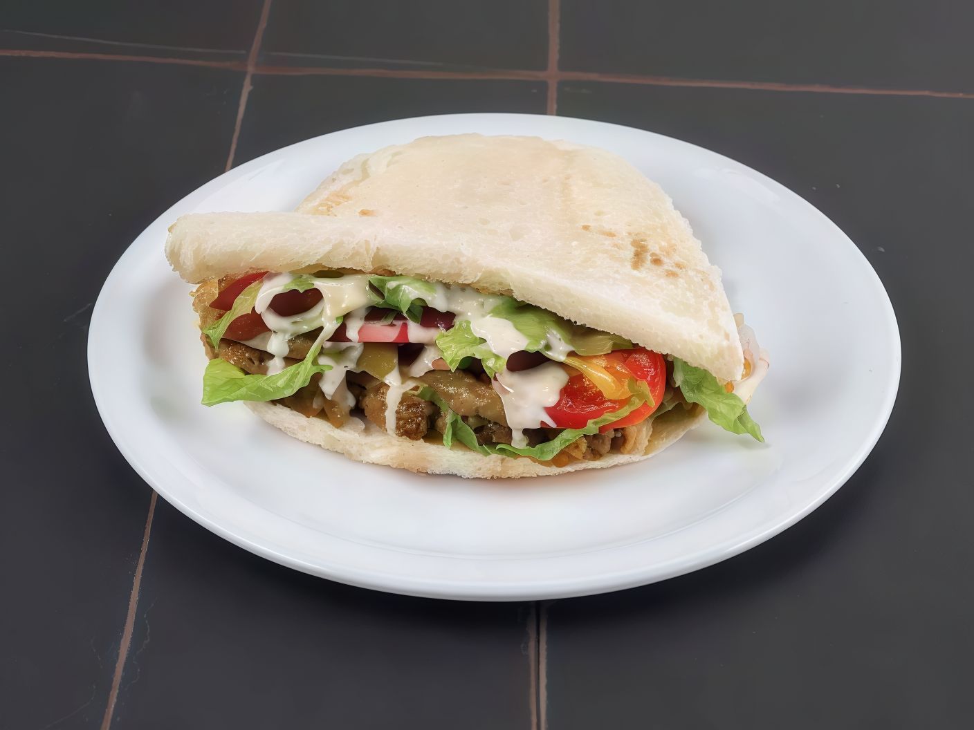 Taamia sandwich with Kiri cheese