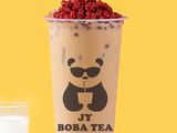 Red bean milk tea