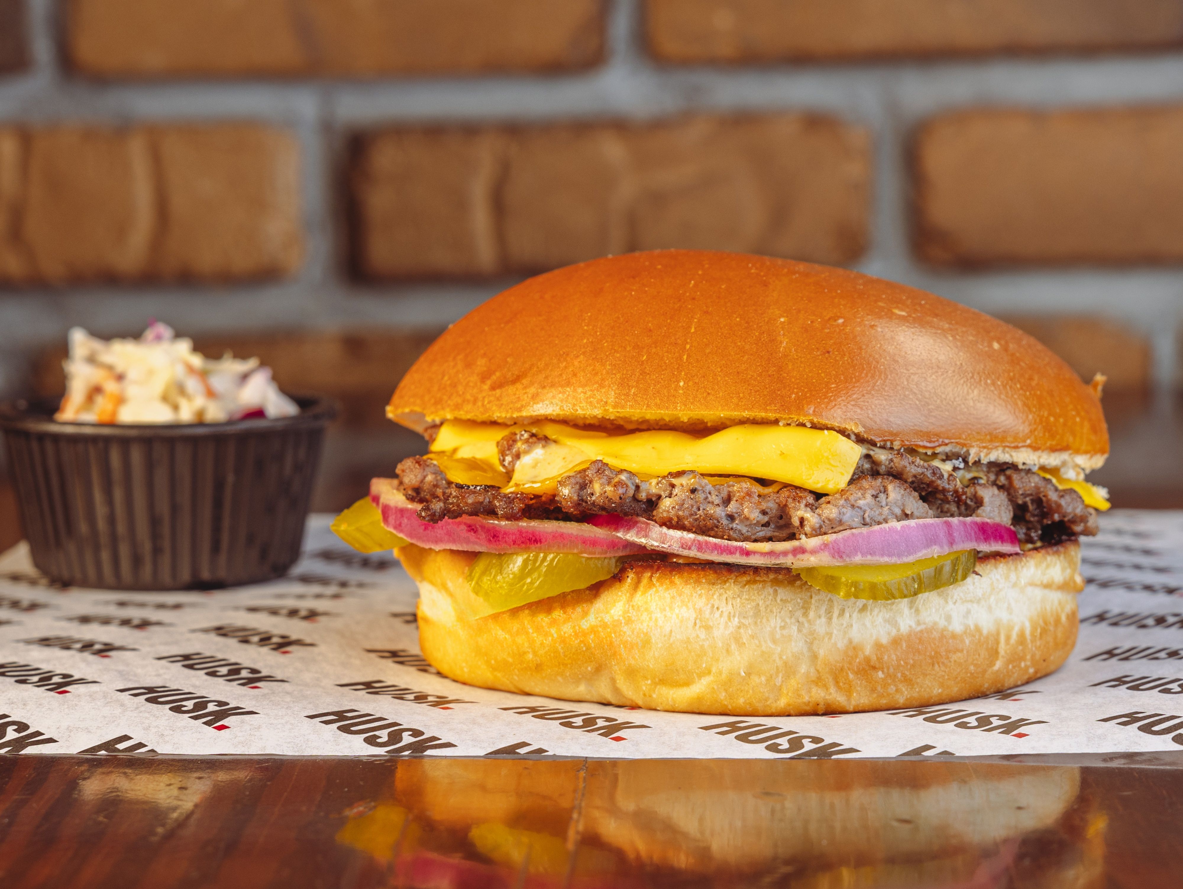 Smashed Double Trouble Burger