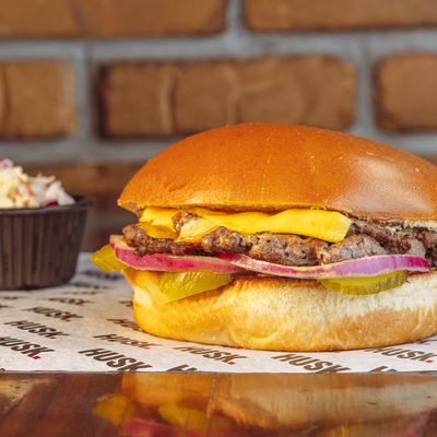 Smashed Double Trouble Burger