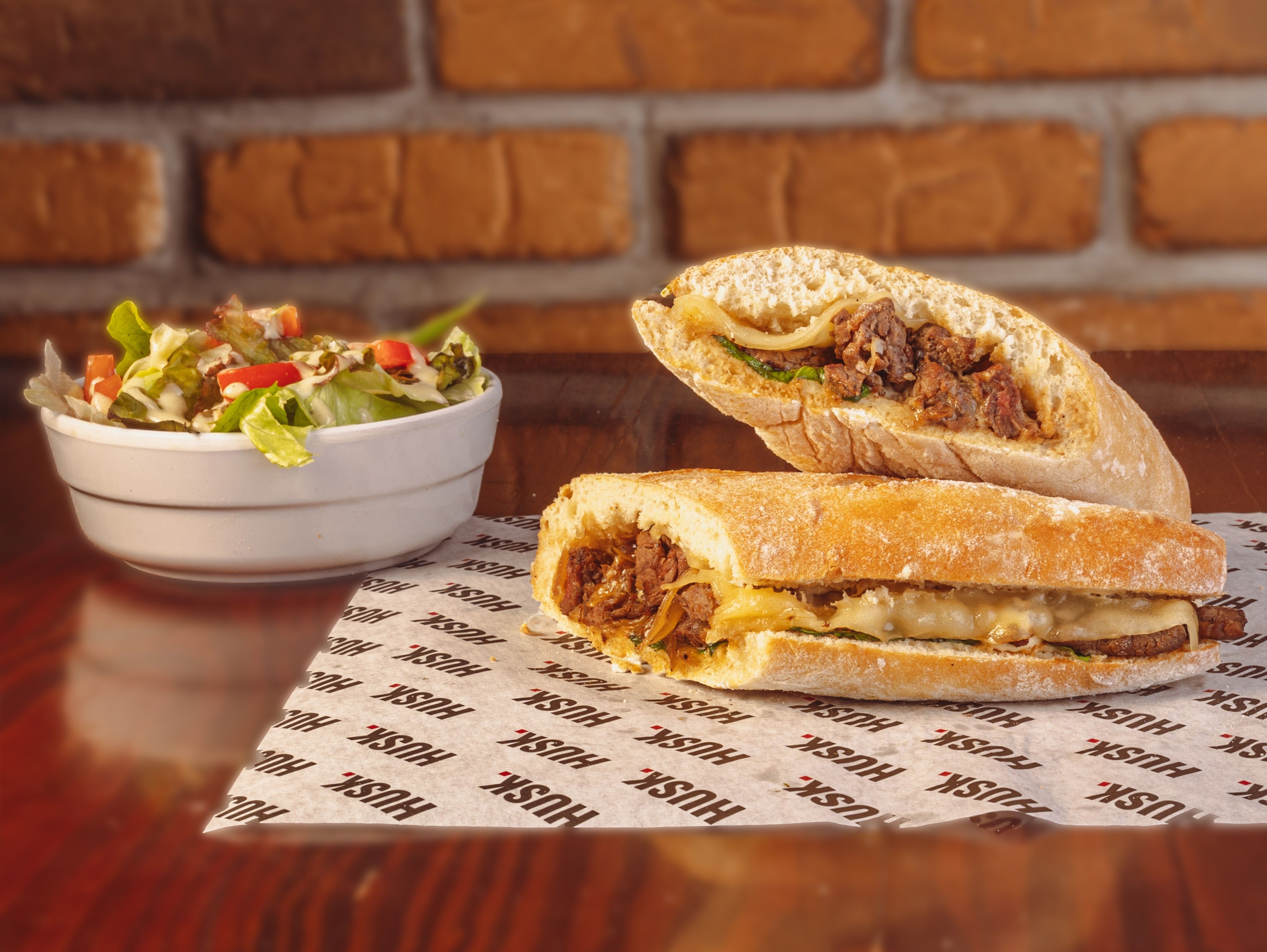 The Cheesy Steak Sandwich