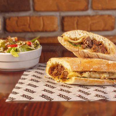 The Cheesy Steak Sandwich