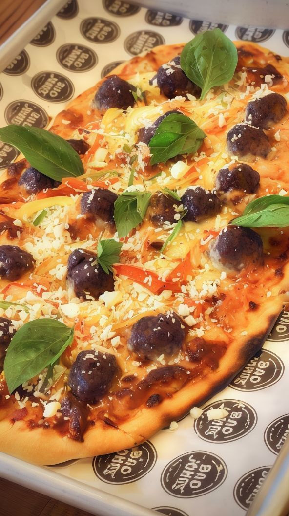 Meatballs Flatbread