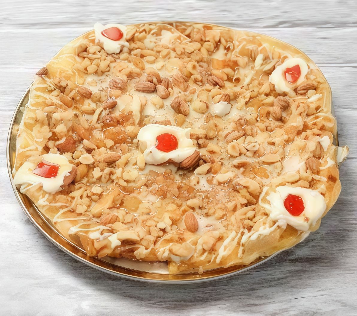Qeshta and Honey and Nuts