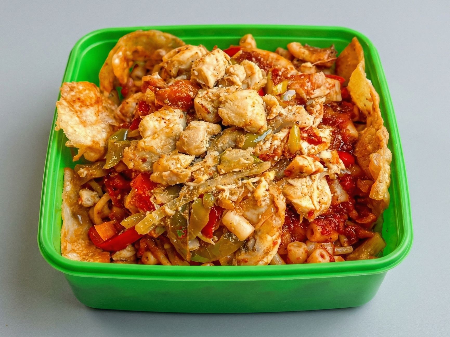 chicken pasta fatouta roll