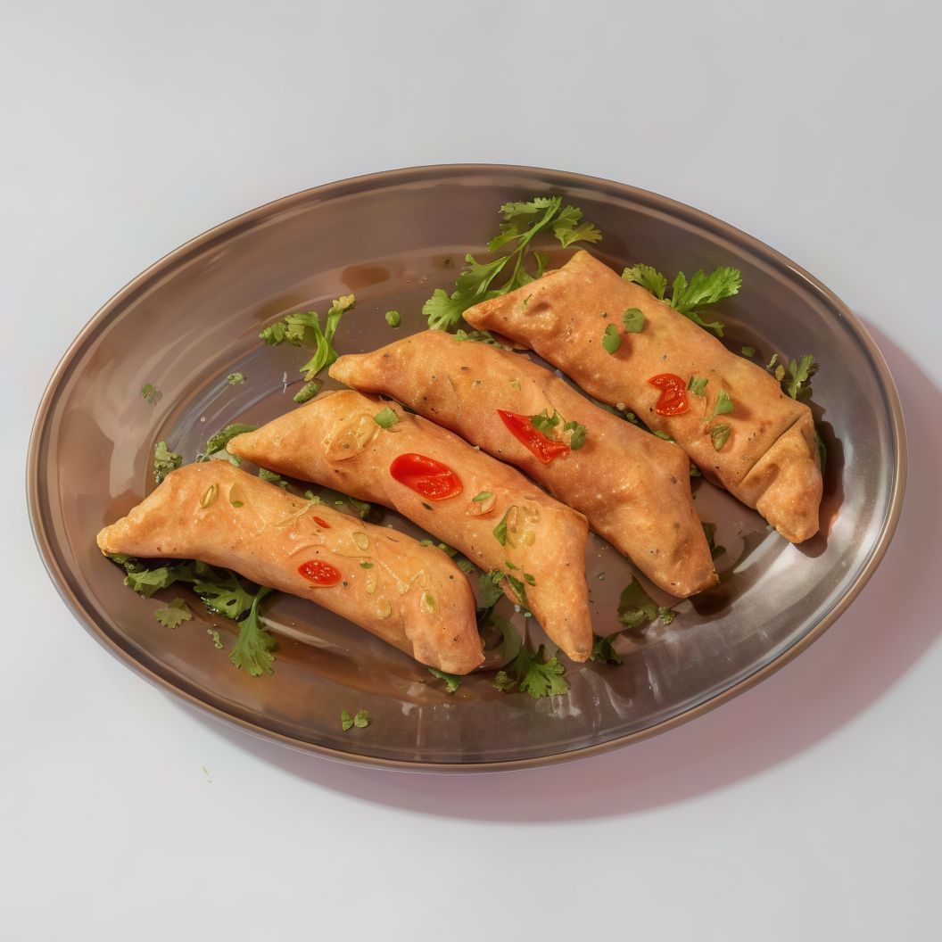 Vegetables Papad Roll