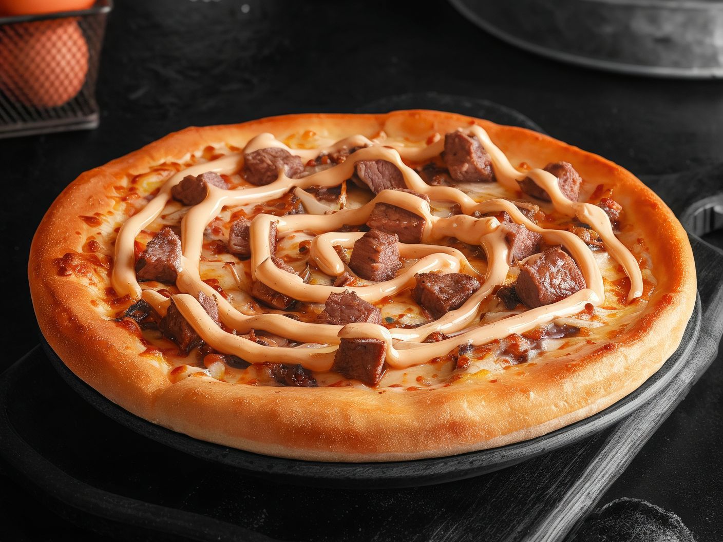 Smoked Beef Pizza