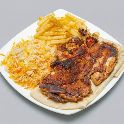 وجبة نصف دجاج بدون عظم