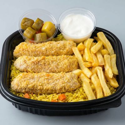 وجبة كوردون بلو وسط