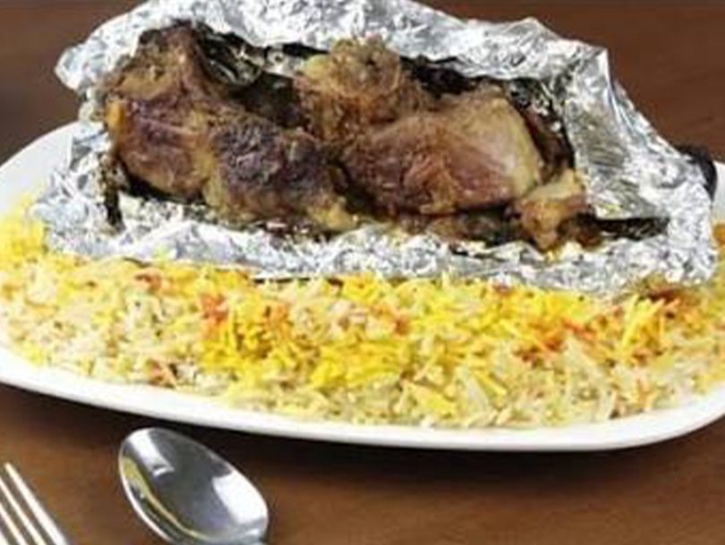 Nafr Madfoun Meat With Rice