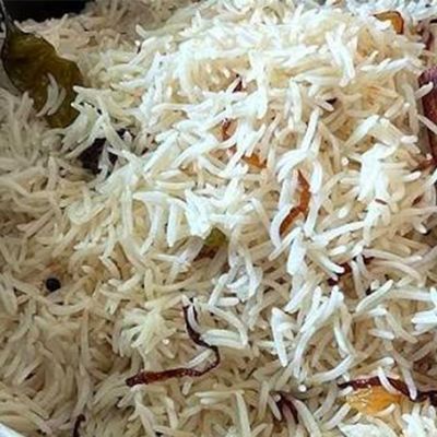 أرز بشاوري أبيض سادة