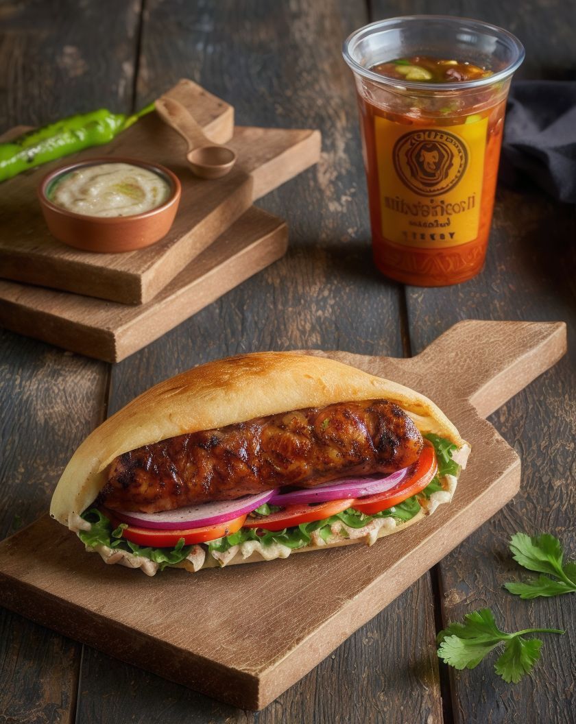 Grilled Tandoori Chicken Sandwich.
