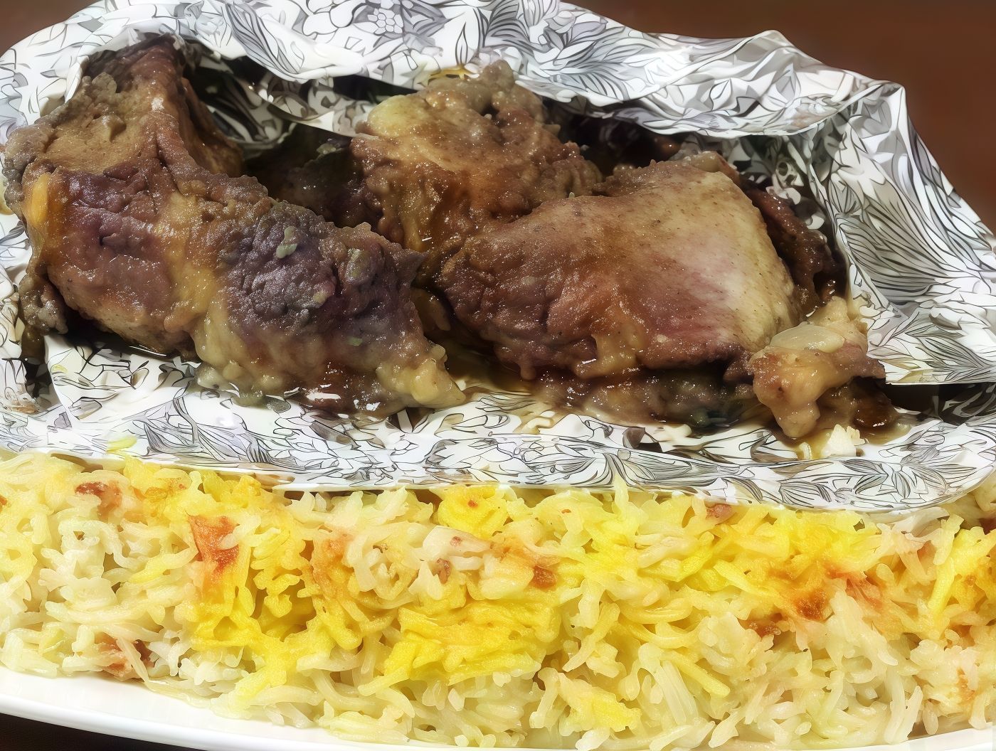 Yemeni Madfon Meat Nafr Portion