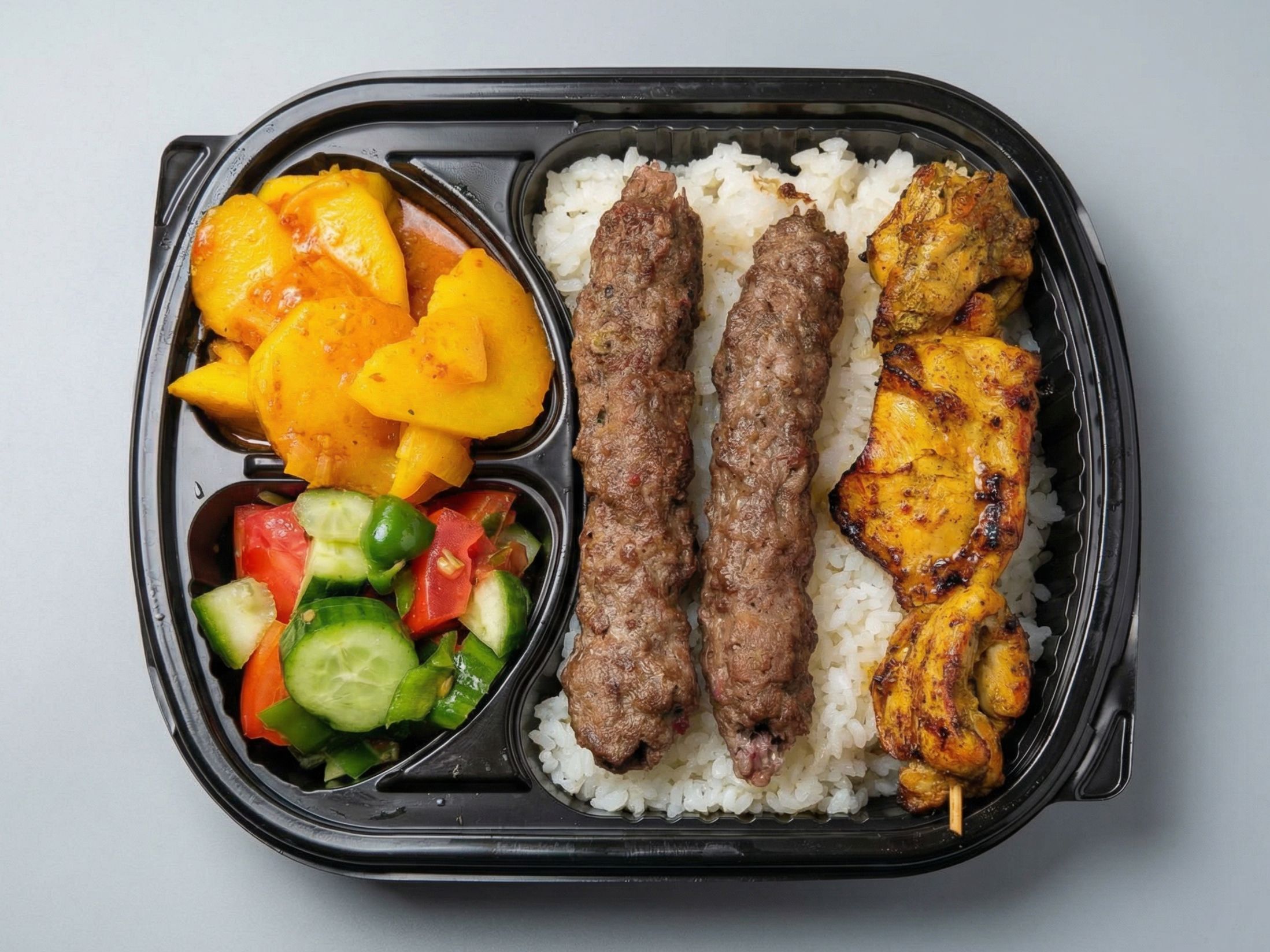 Savings Meal (3) 1/8 Kofta & 1/8 Shish Tawook