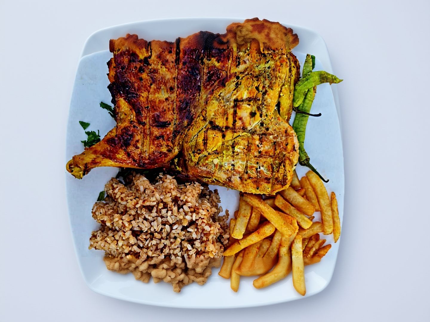 Al Basha Meal 1/2 Chicken Grill