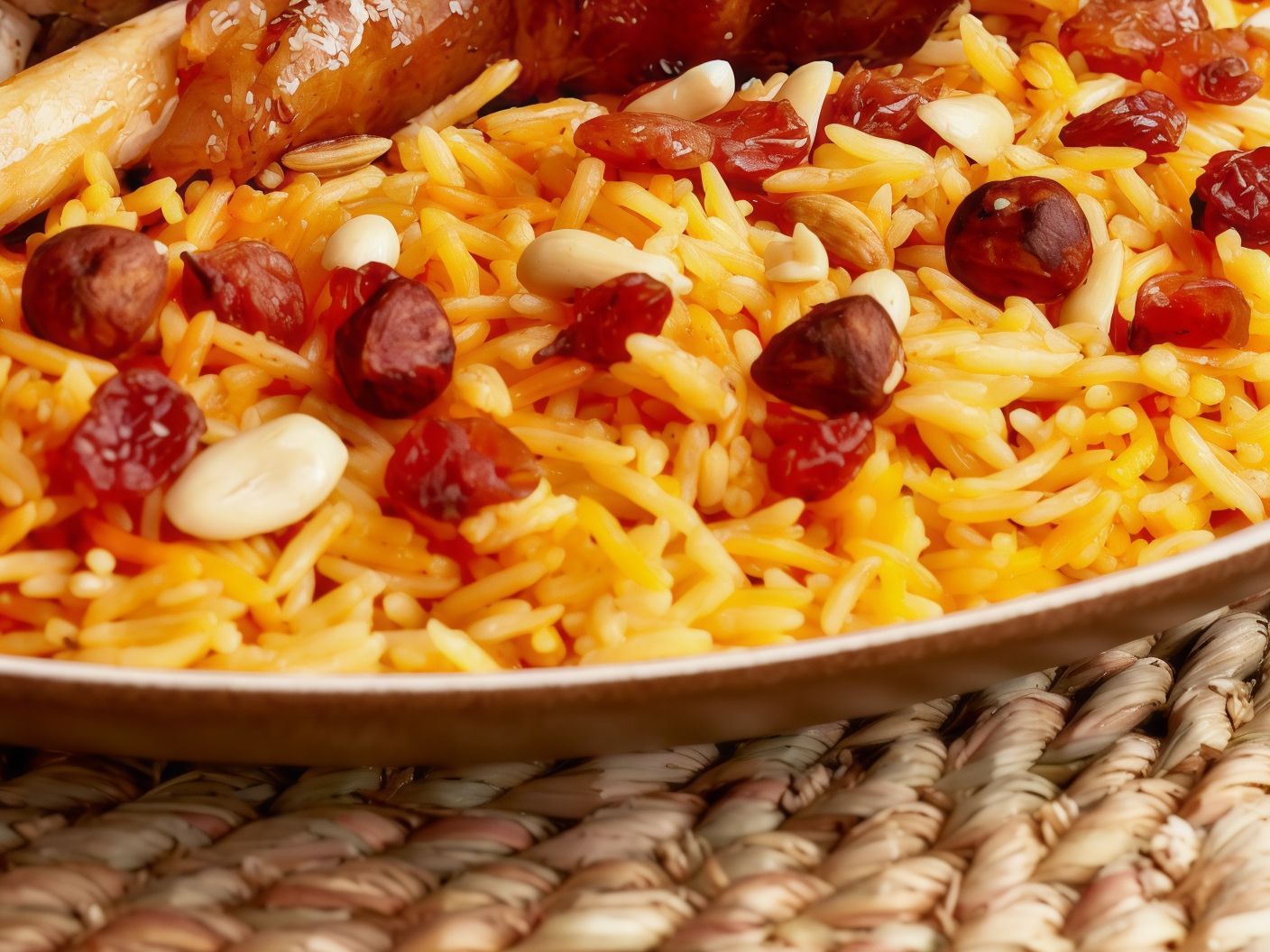 Basmati rice with nuts