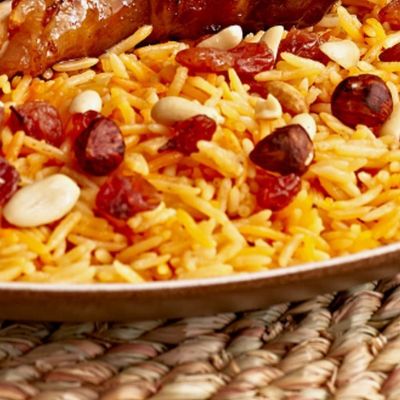 Basmati rice with nuts