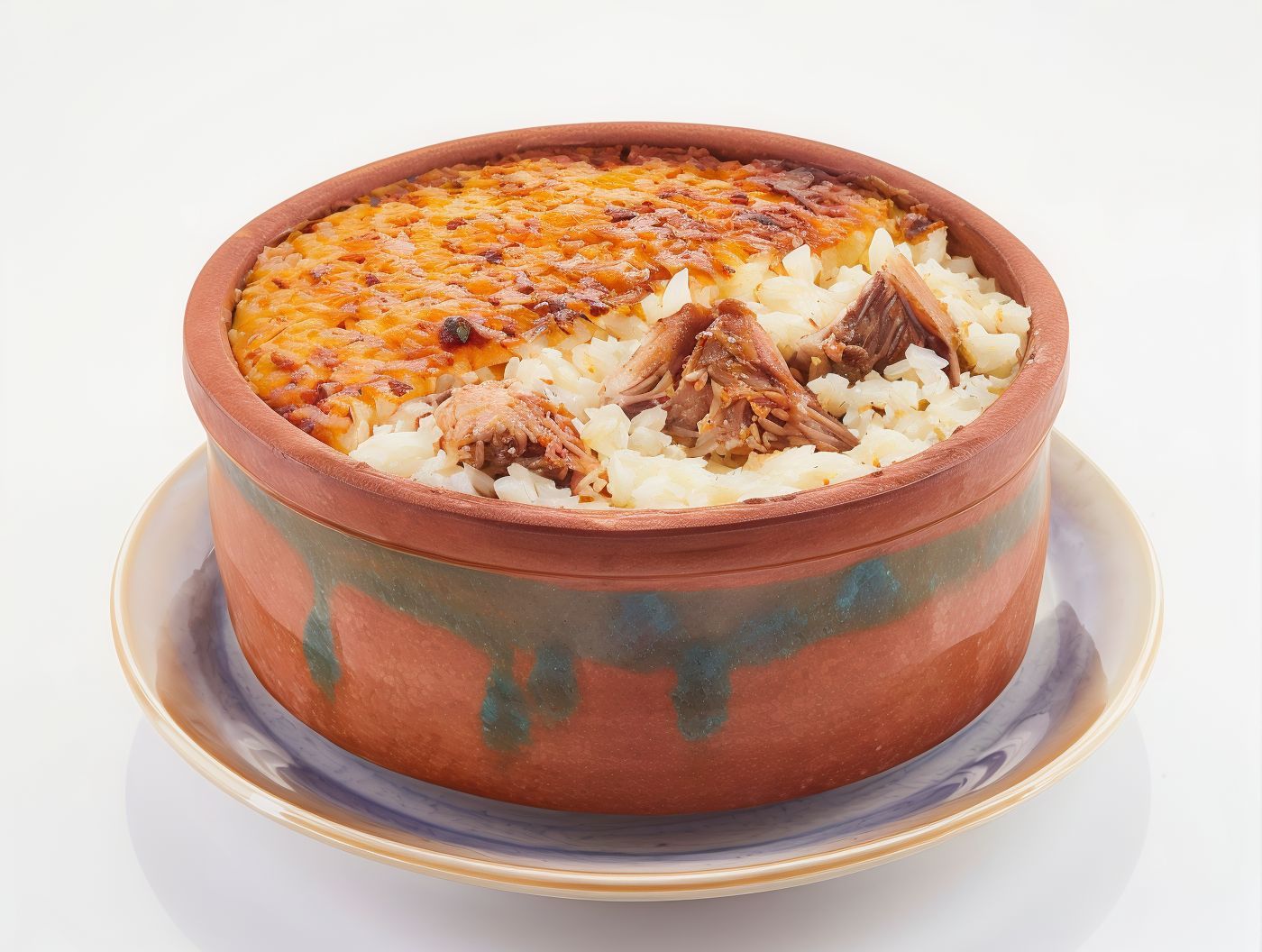 Oven Baked Rice casserole with baladi beef