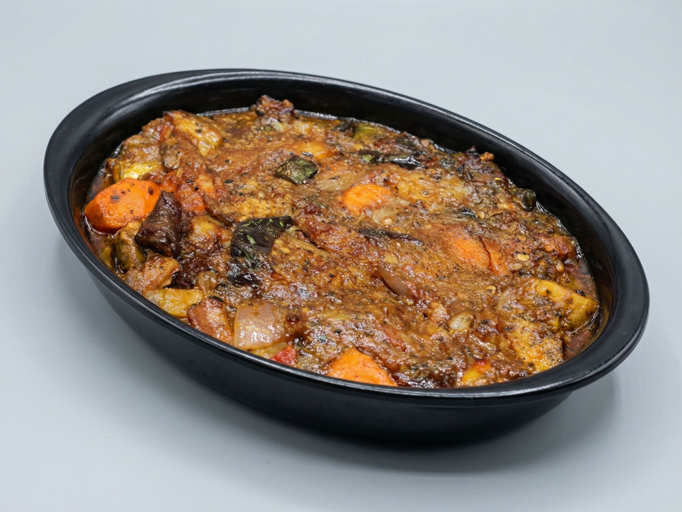 Meat with Mix vegetables Casserole