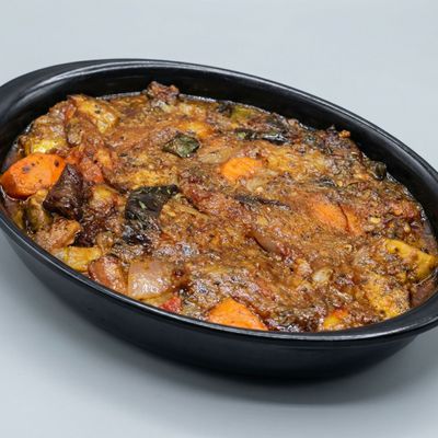 Meat with Mix vegetables Casserole