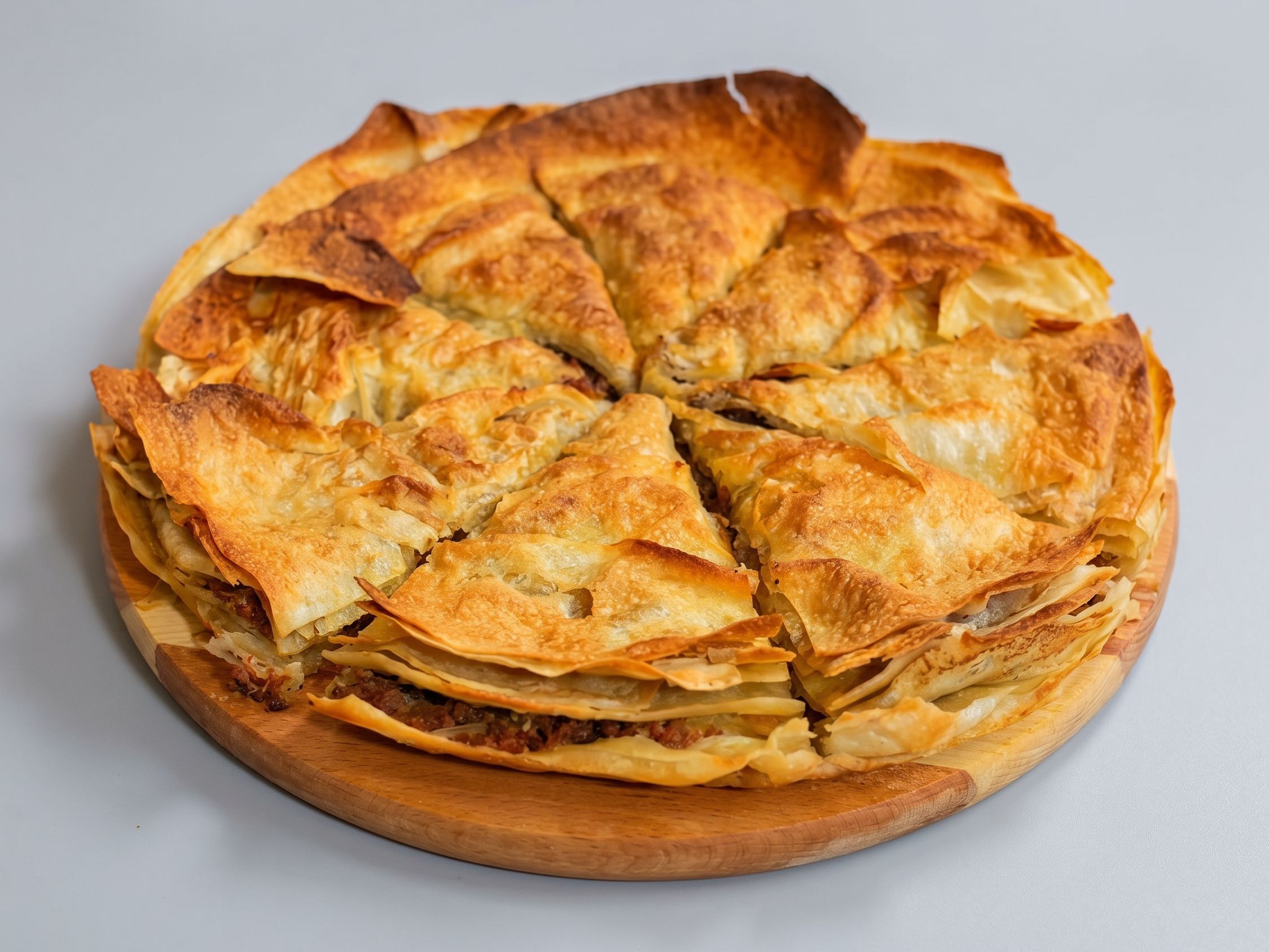 Traditional Rokak Falahi Tray With Baladi Meat