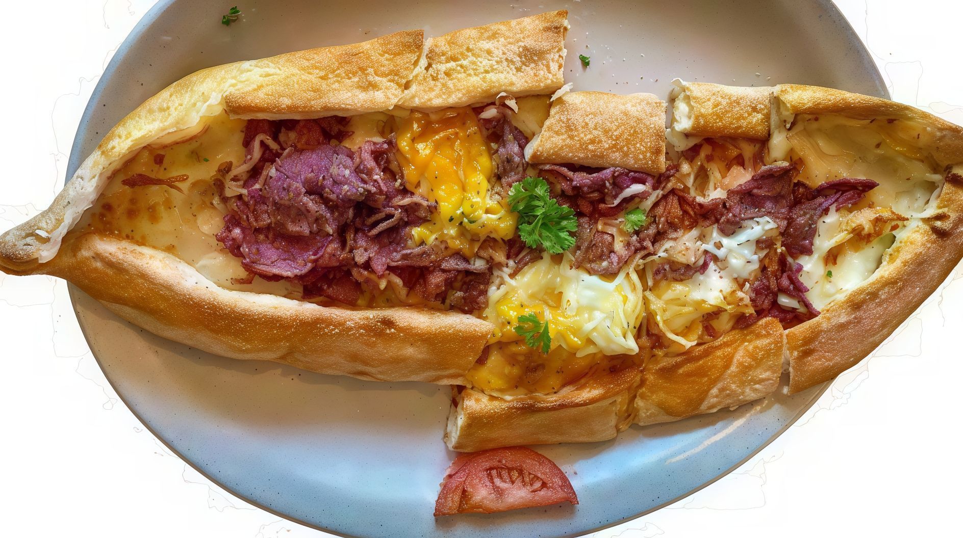 Pastrami pide