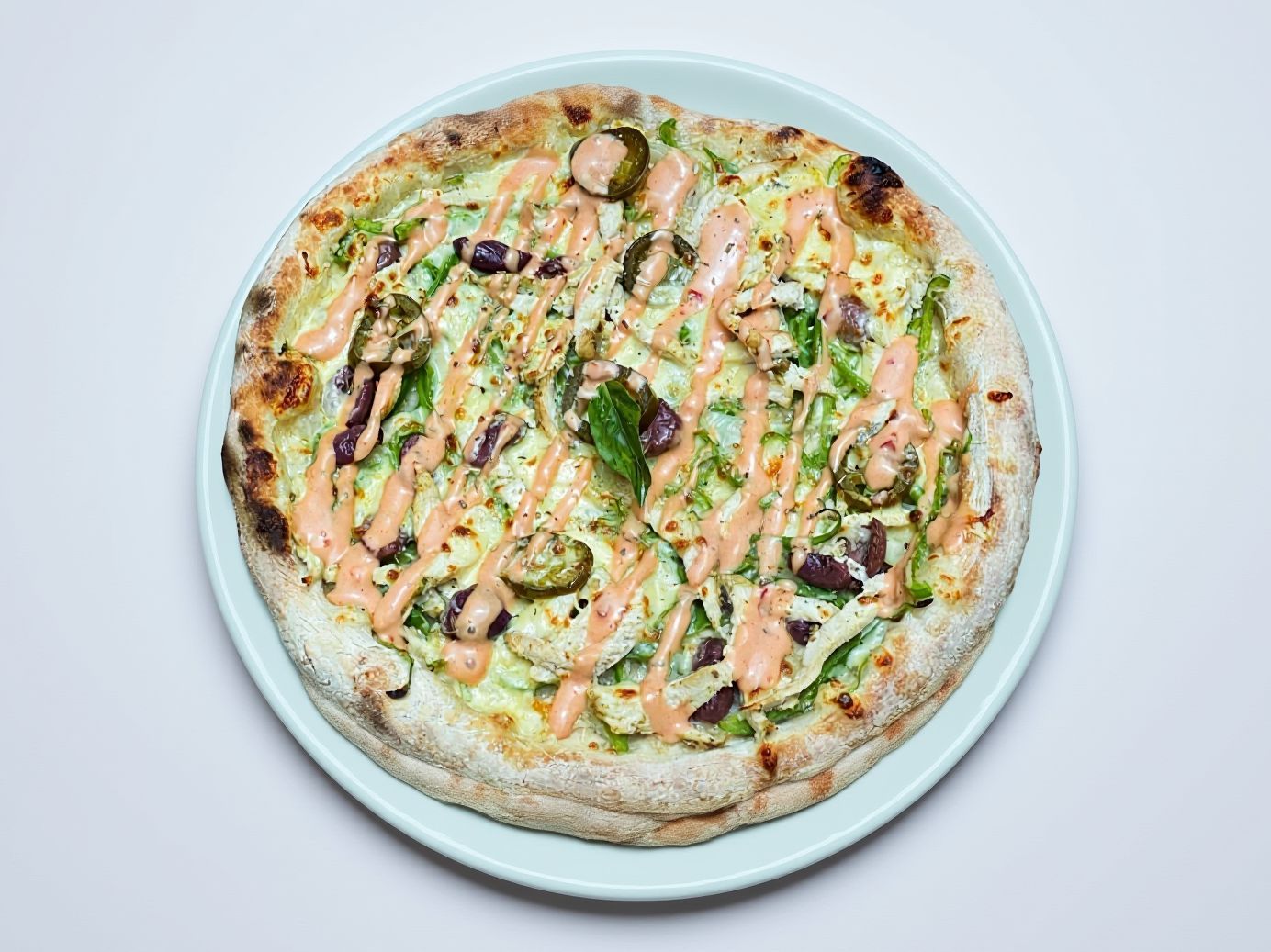 Chicken Dynamite Pizza