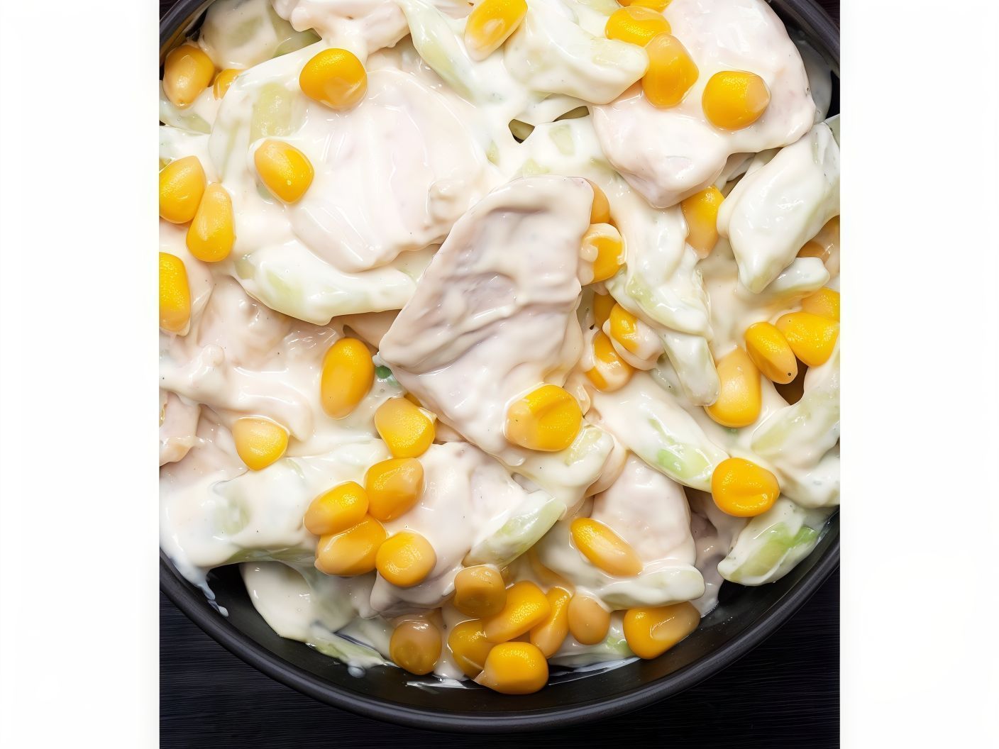 Chicken Sweet Corn with Mayonnaise Salad