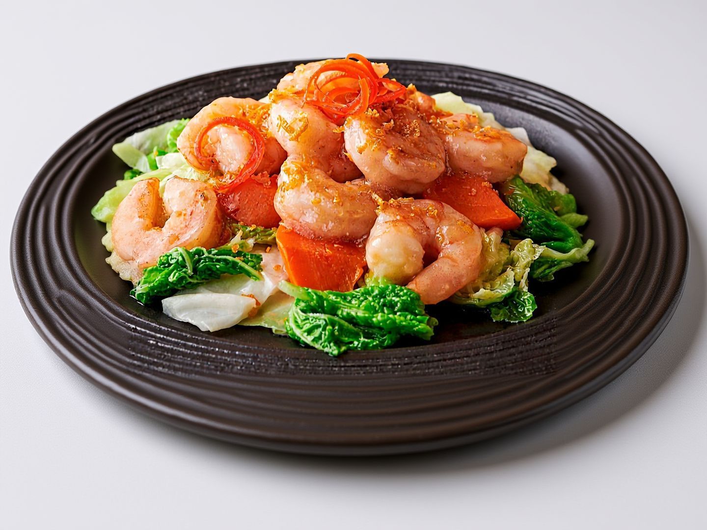 Prawns with Ginger & Garlic