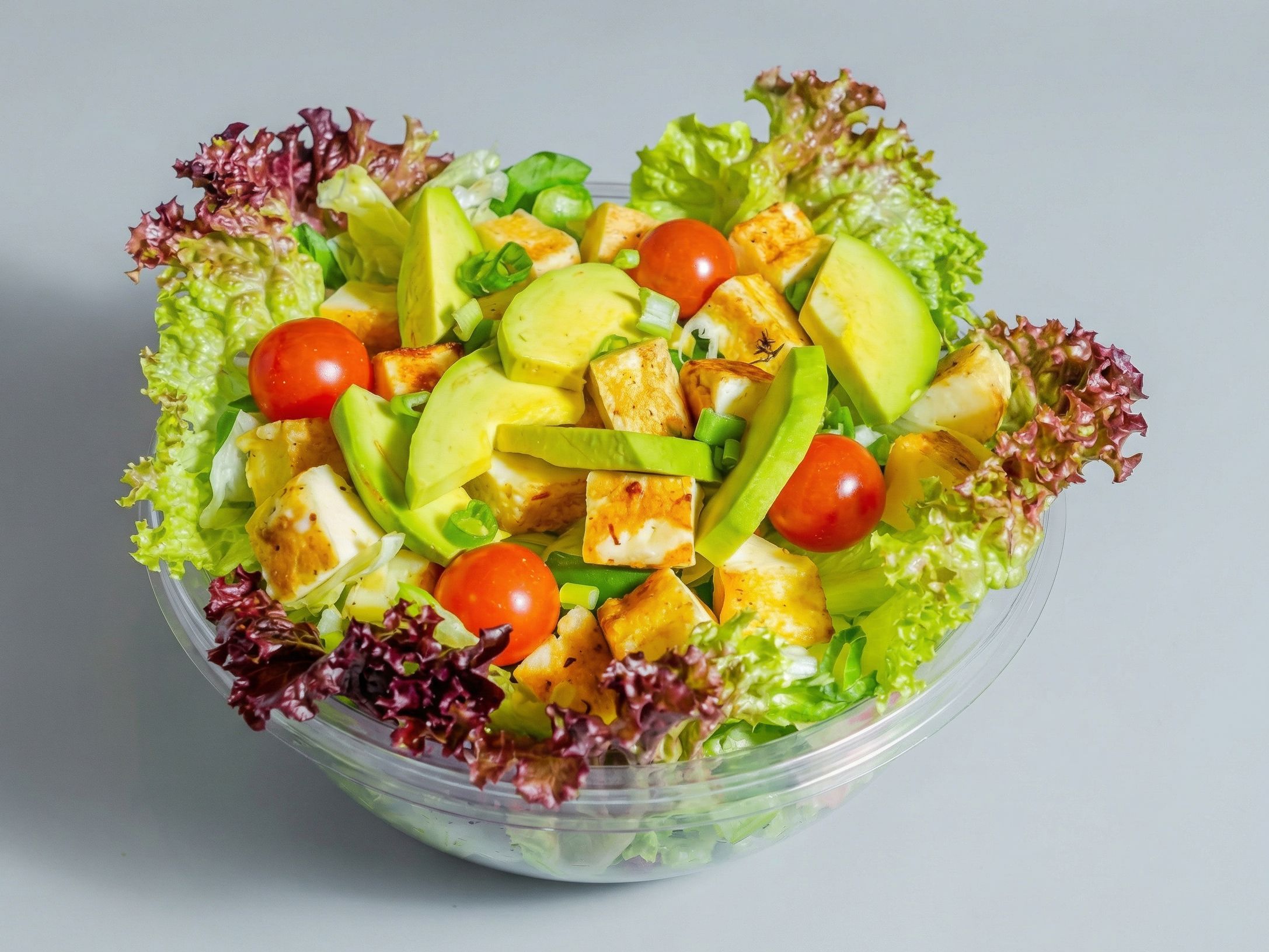 Halloumi Avocado Salad