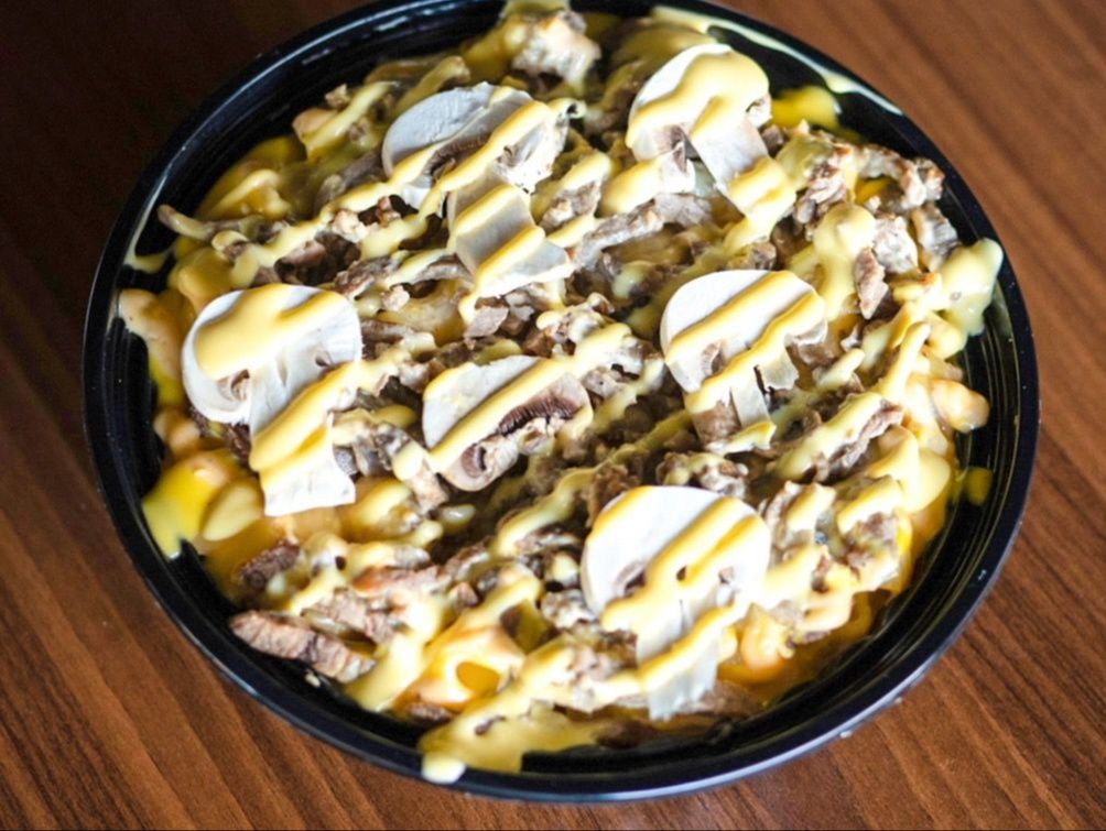 Mac and Cheese Philly Steak