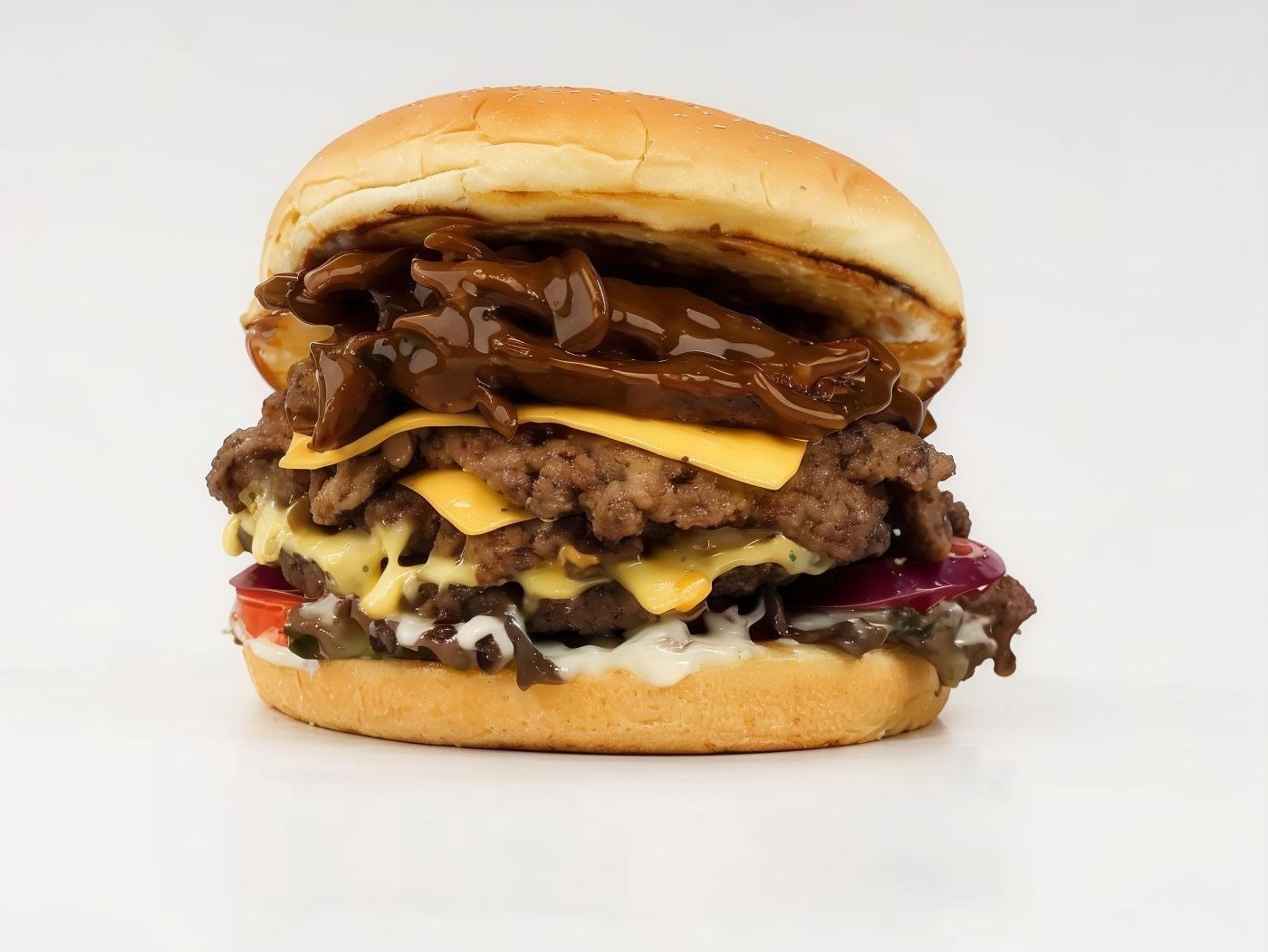 Philly Cheesesteak Smash Burger