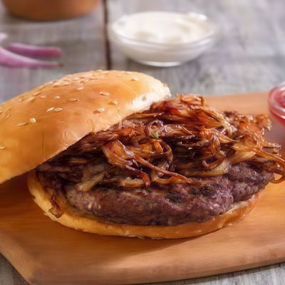 Caramelized Onion Burger