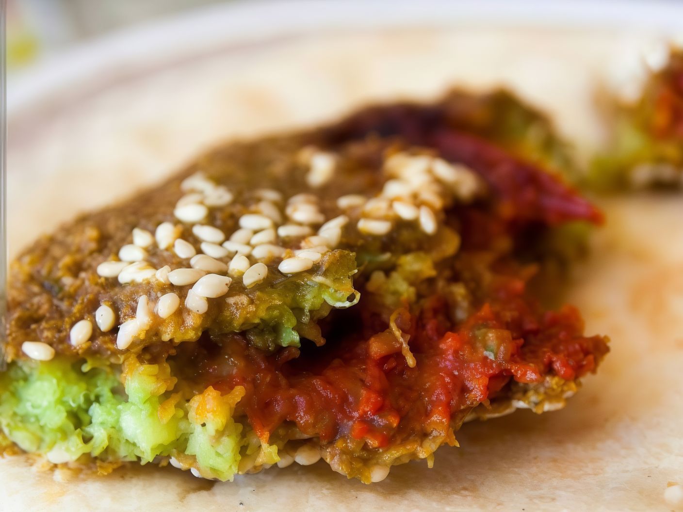 Stuffed Taamia Sandwich