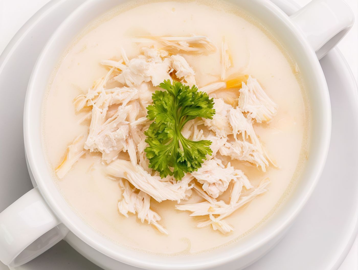 Creamy chicken soup