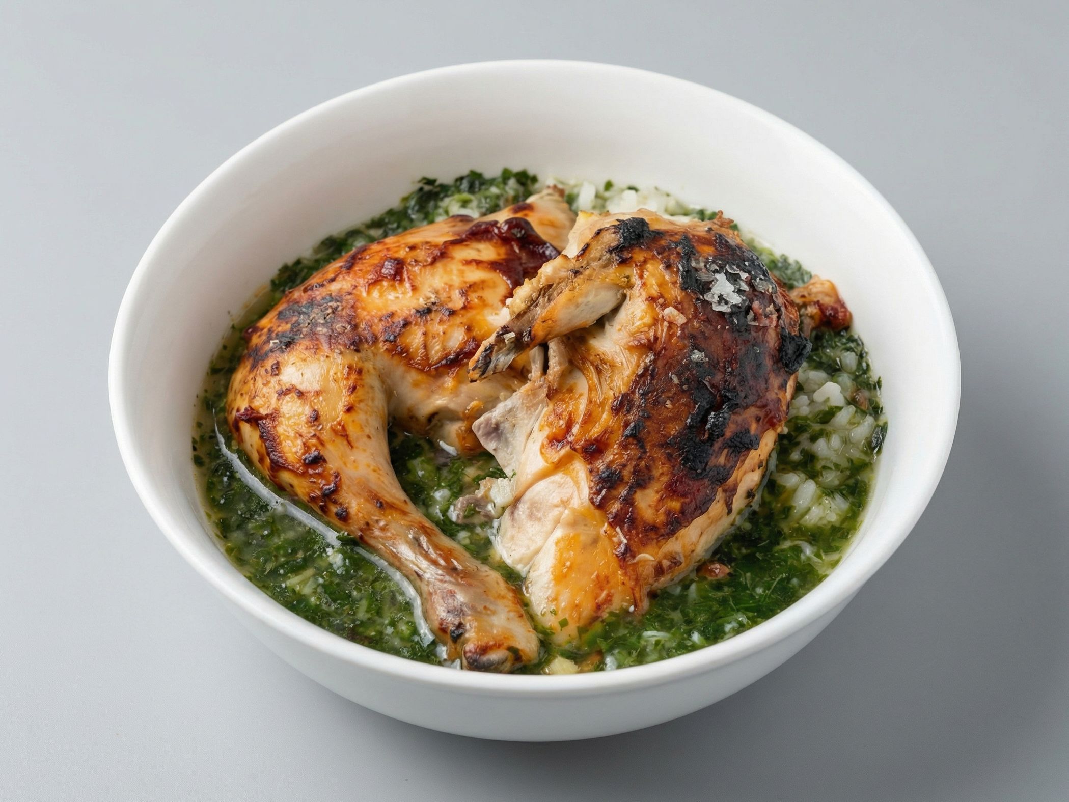 Molokhia tagine with chicken