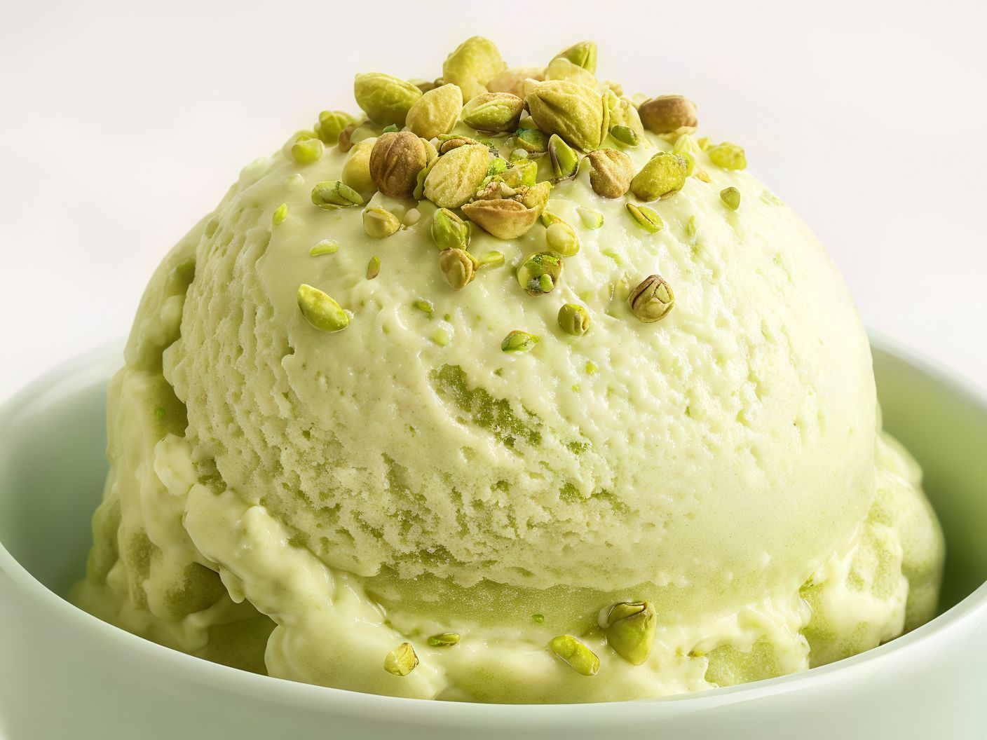 Arabic Ice Cream With Pistachios And Cream