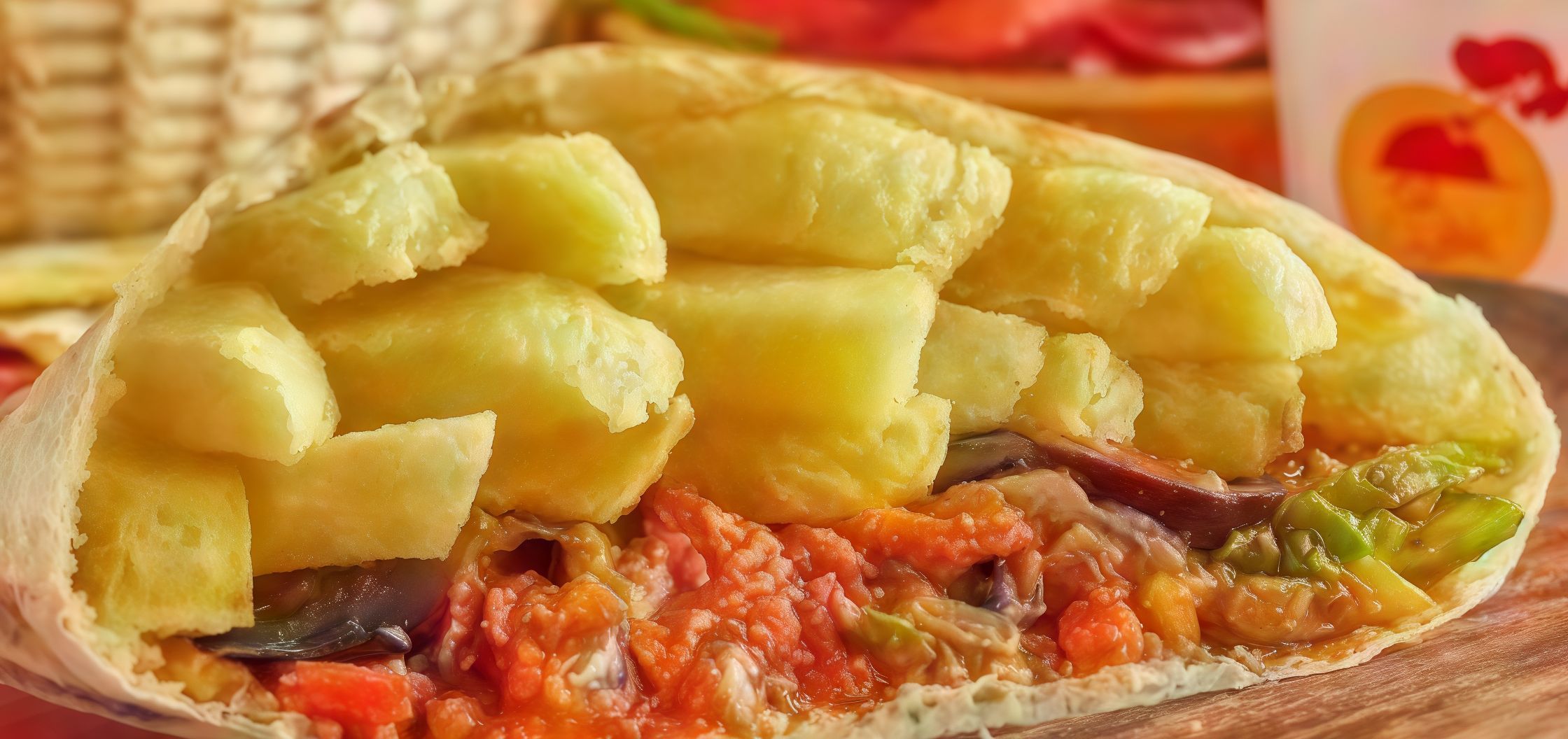 Potato Farm Sandwich With Eggplant