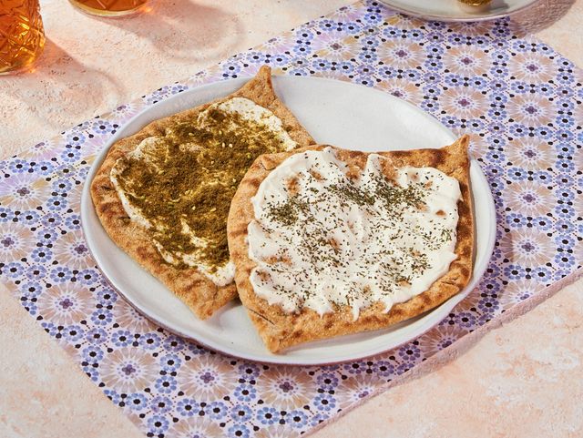 Labneh Zaatar Manakish