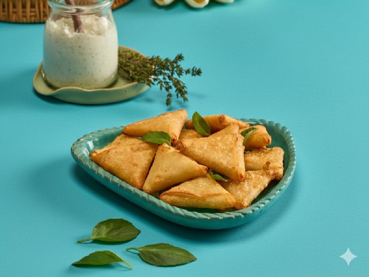 Fried Sambousek Box - 16 Pieces