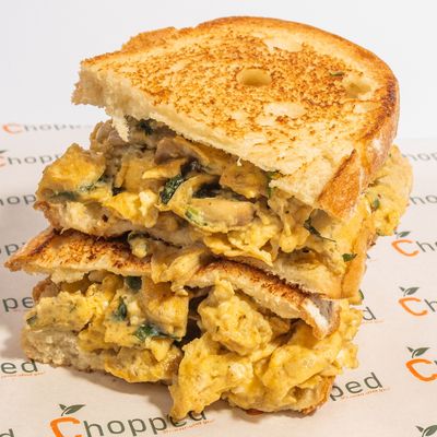 The Sourdough Bread Scramble Egg Sandwich