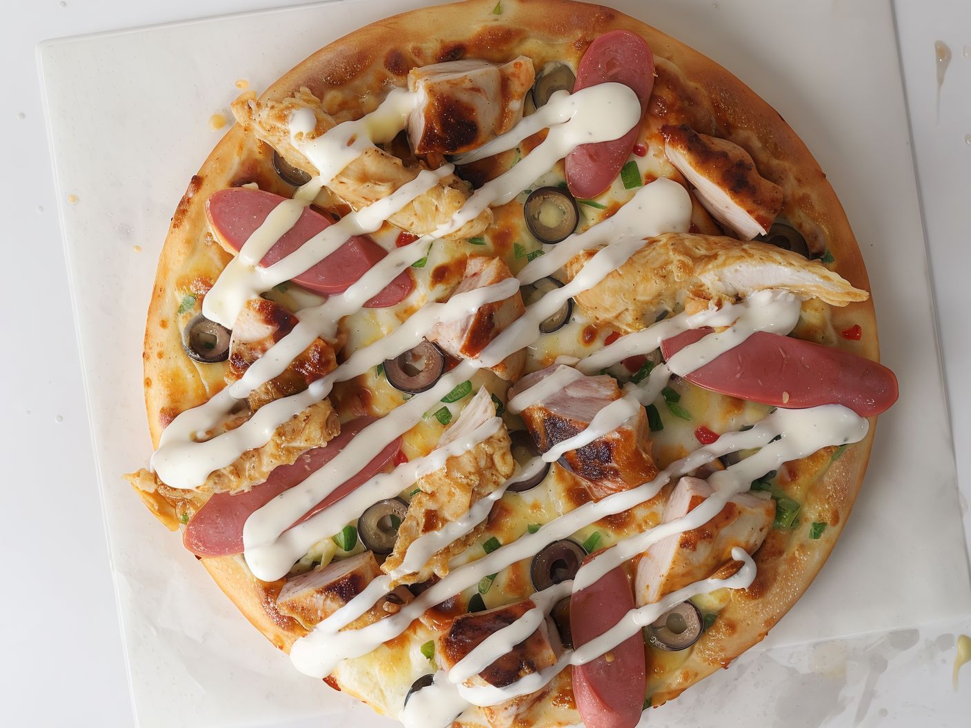 Chicken Ranch Pizza