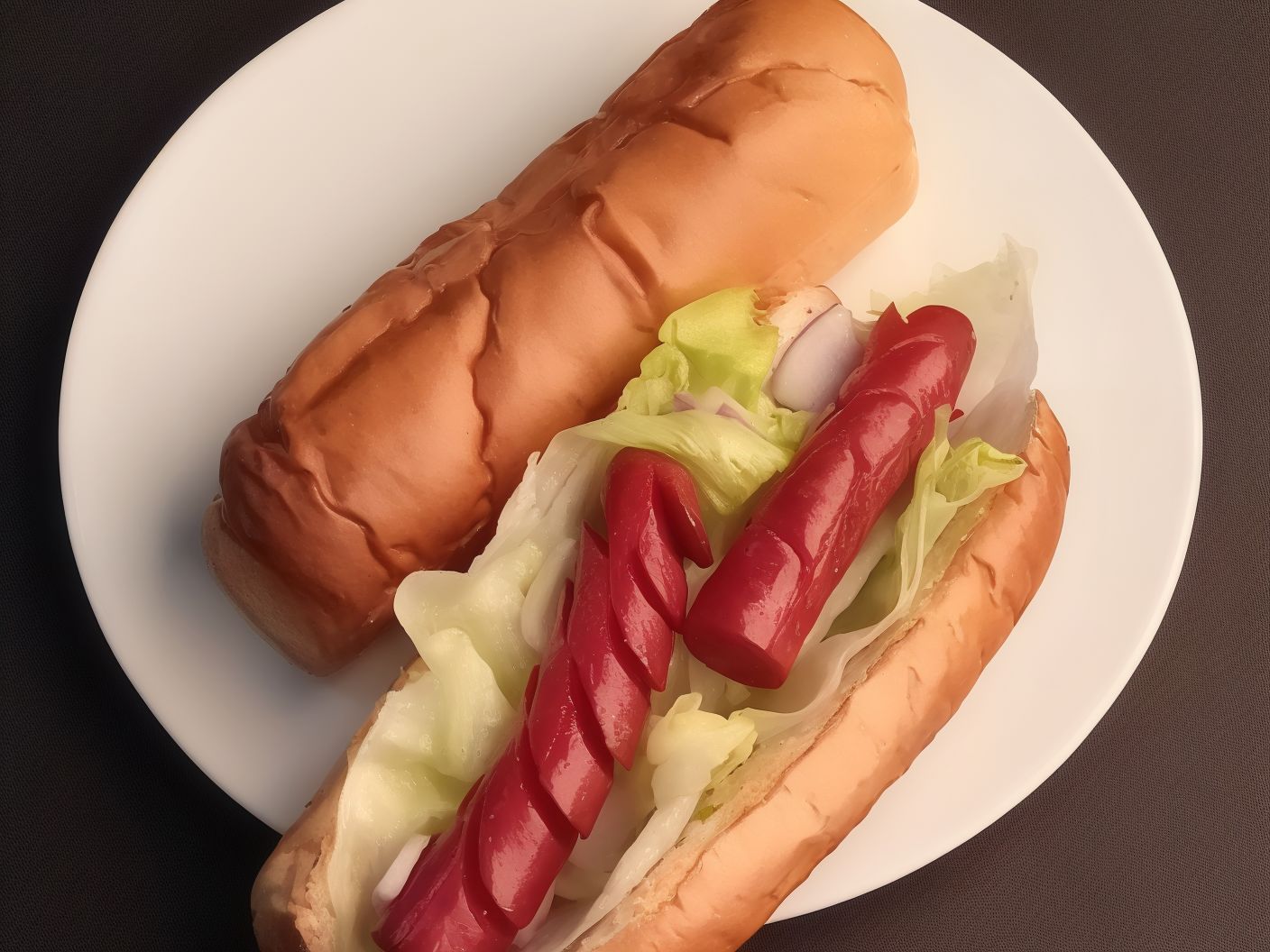 Alexandrian Hot Dog Sandwich
