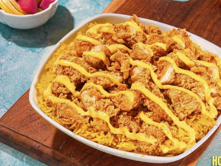 Riz Rizzo with cheddar cheese