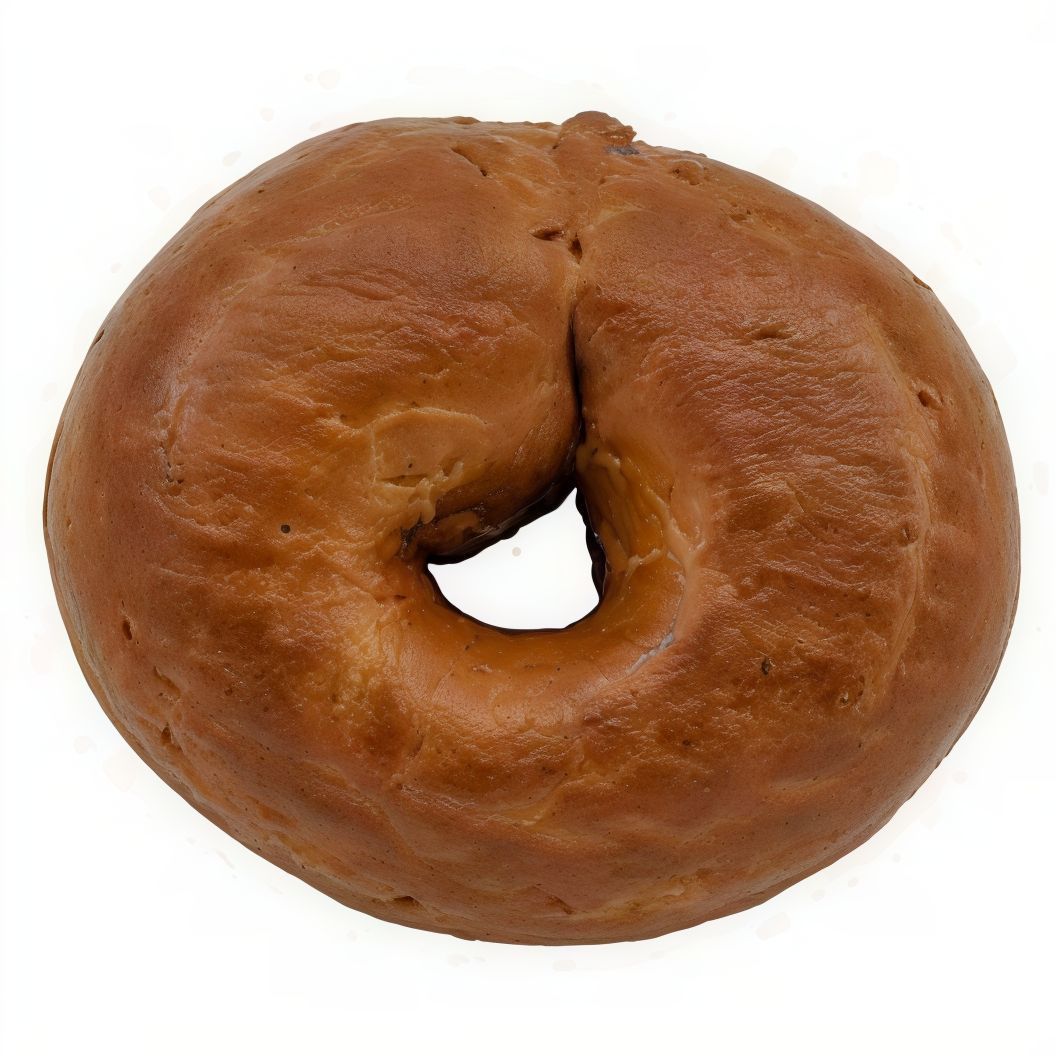 Brown Bagel with Cream Cheese & Avocado